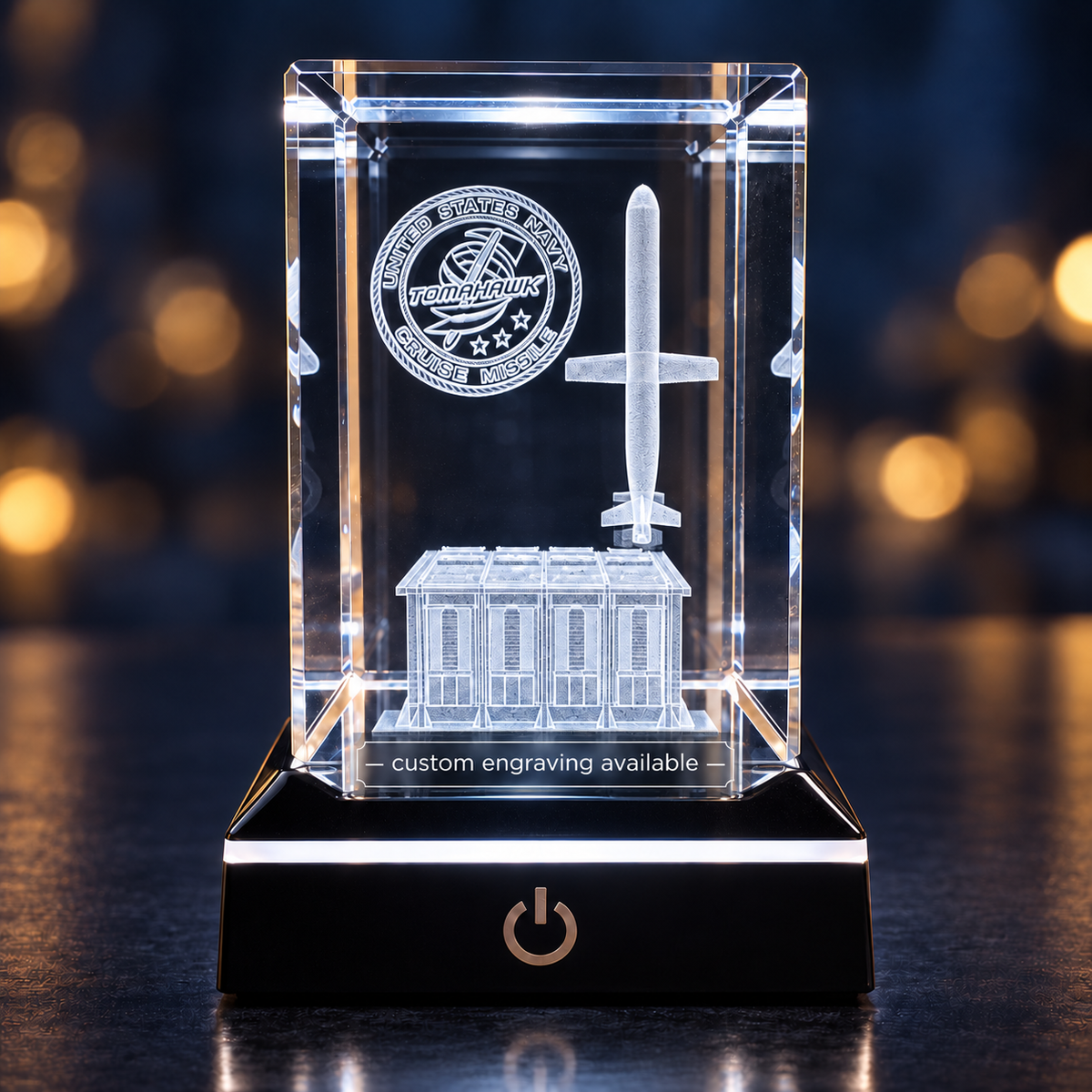 Tomahawk Floating Desk Crystal