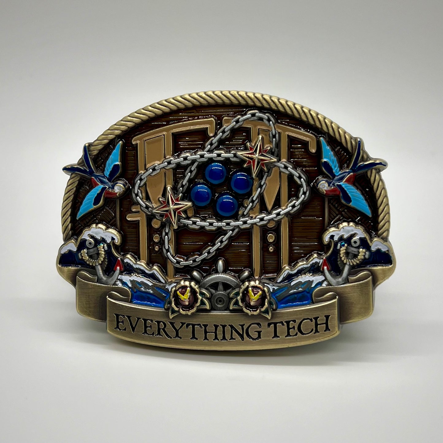 1-Electronics Technician Belt Buckle