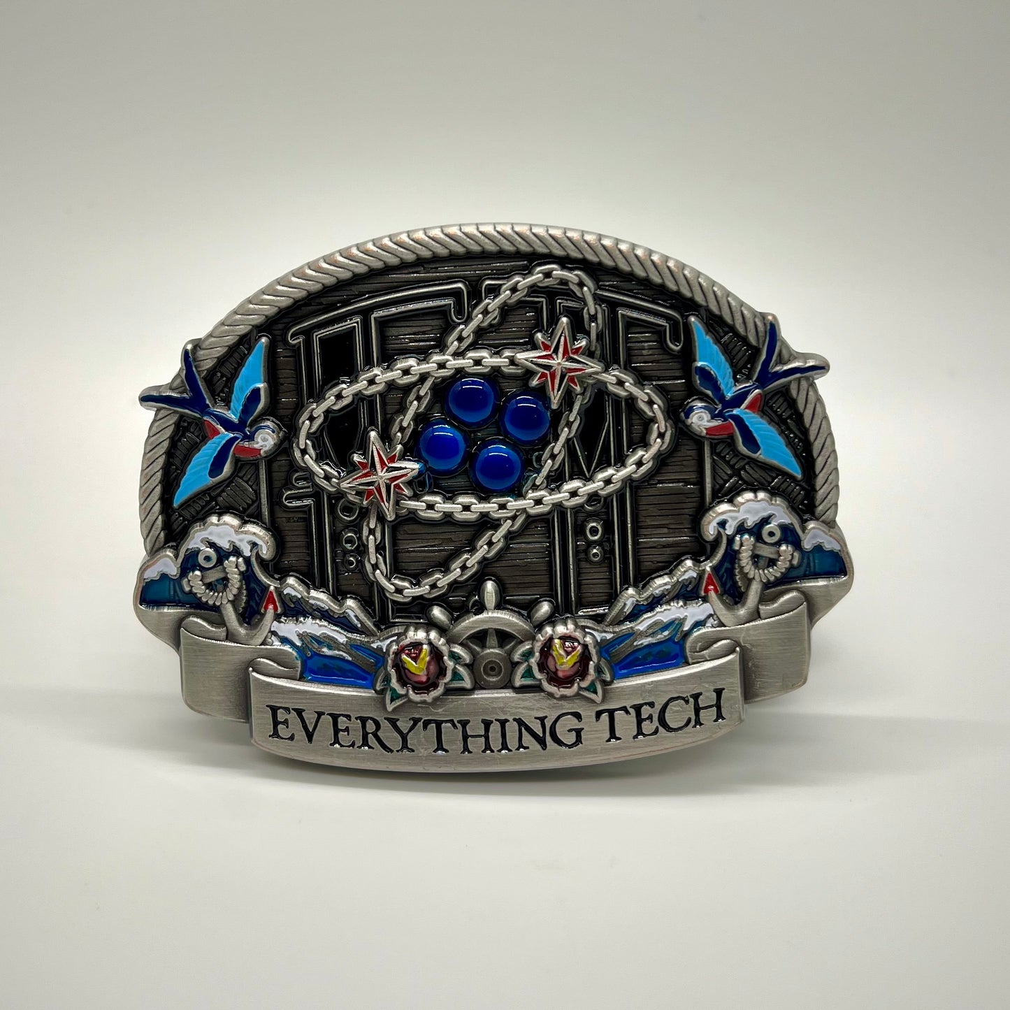 1-Electronics Technician Belt Buckle