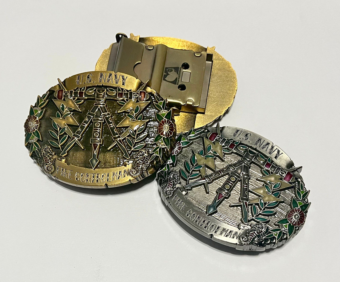 Fire Controlman Belt Buckle