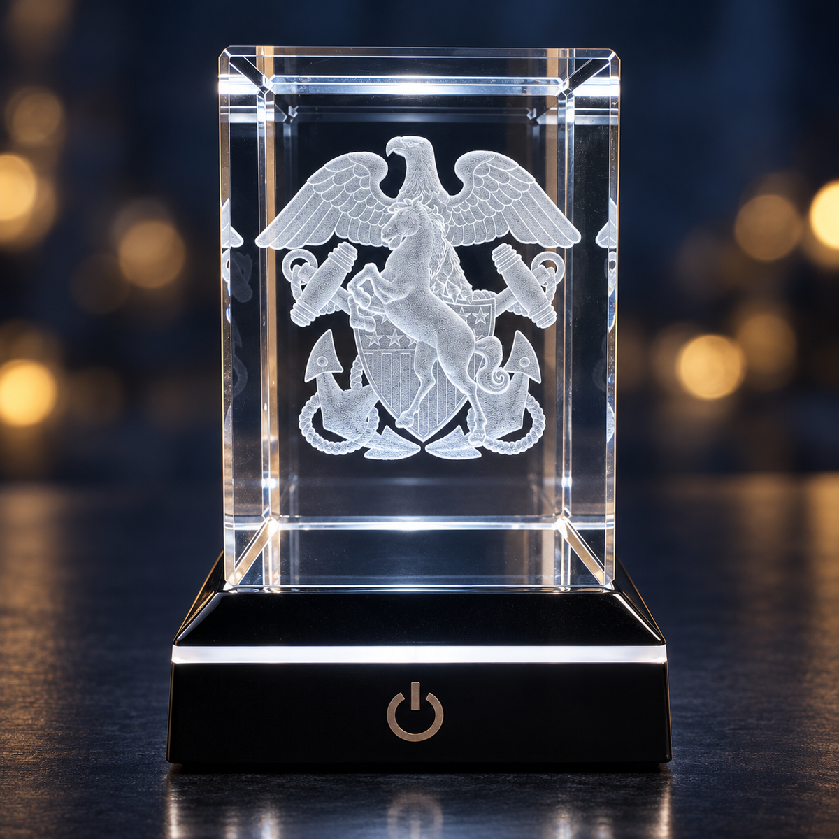 Mustang Crest Crystal