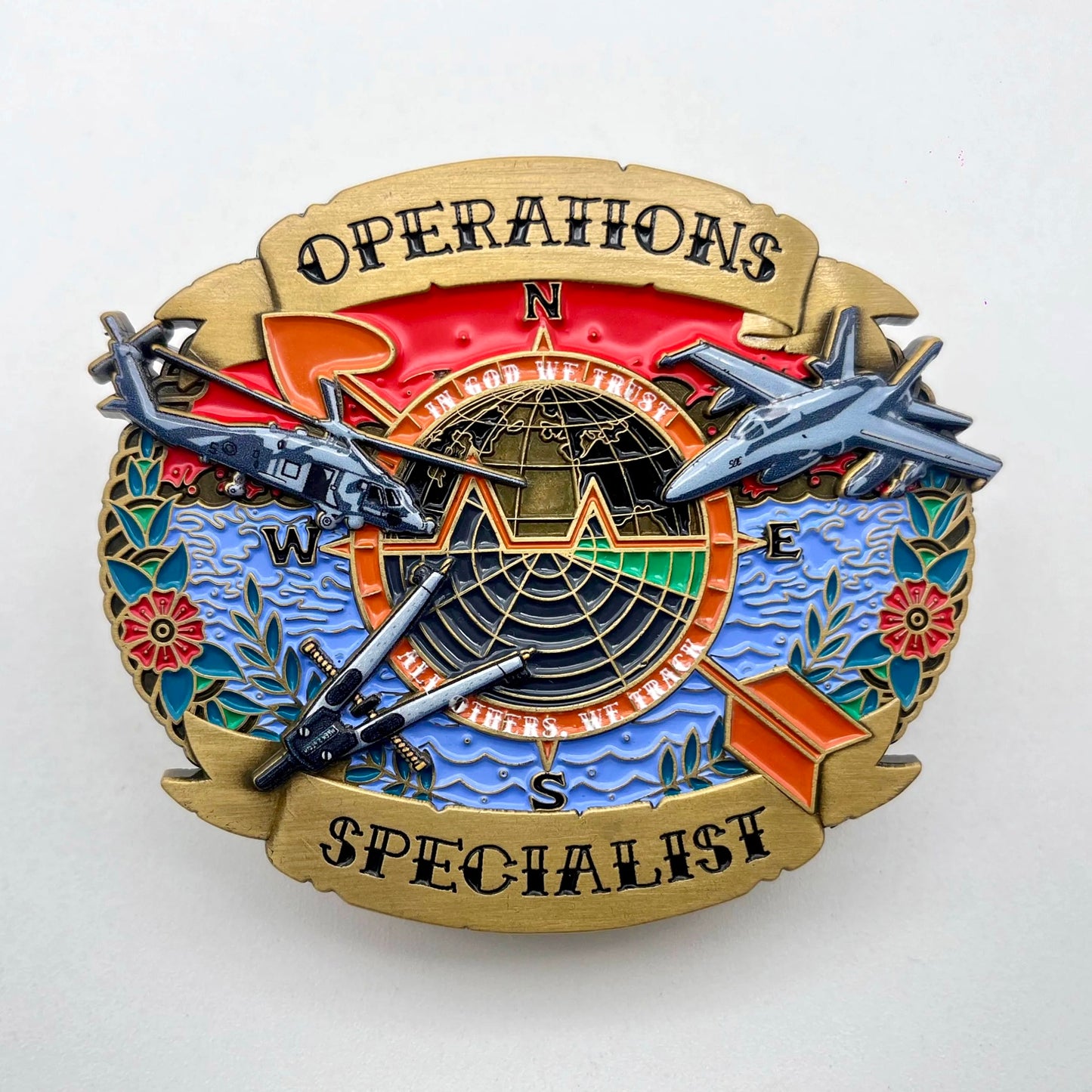 1- Operations Specialist Belt Buckle