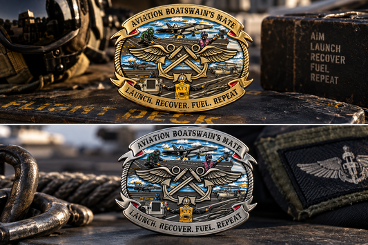 PRE-ORDER - Aviation Boatswain’s Mate Belt Buckle