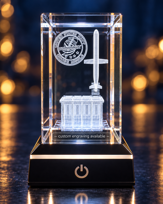 Tomahawk Floating Desk Crystal