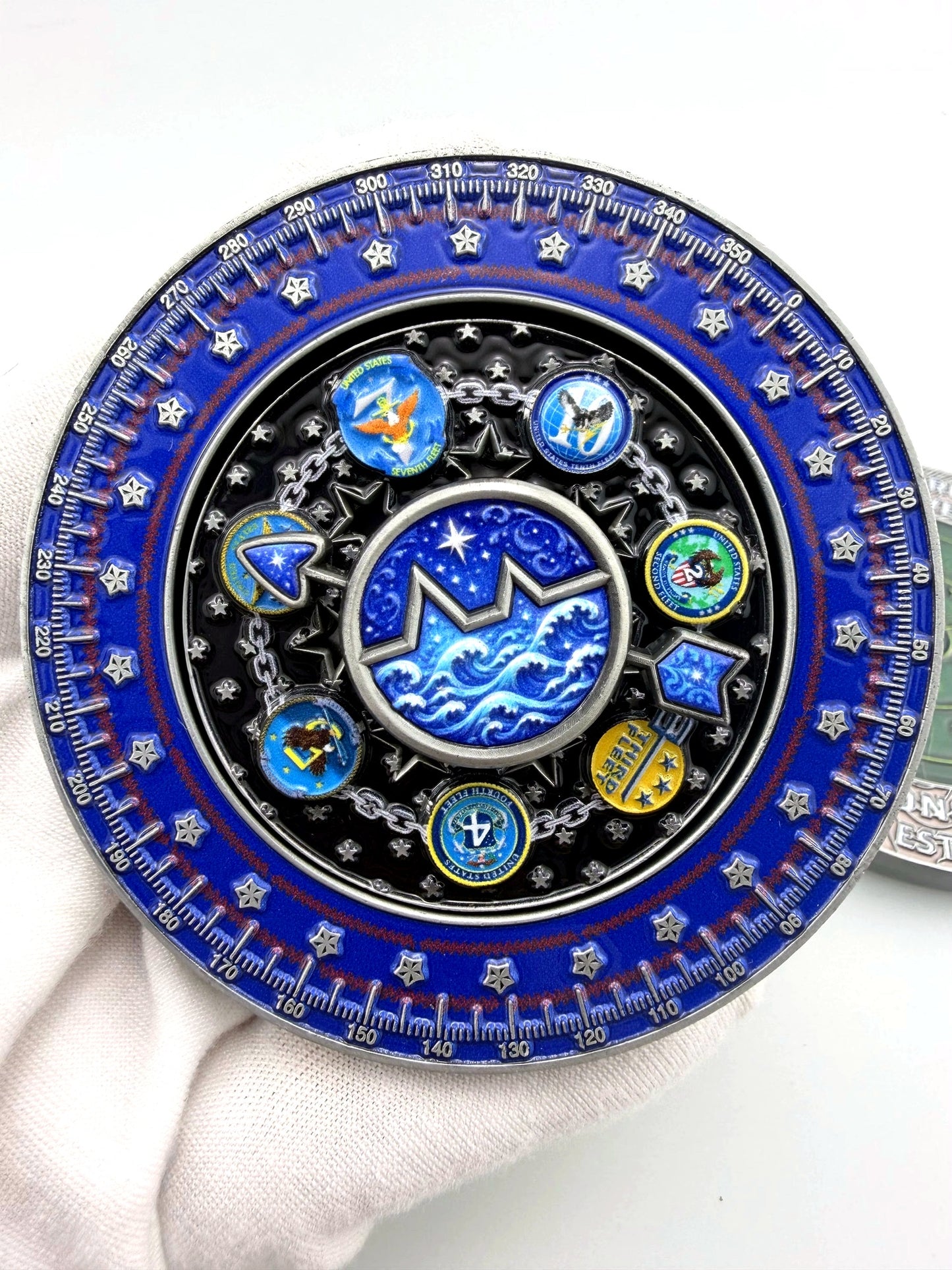 PRE-ORDER- Operations Specialist Spinner Challenge Coin