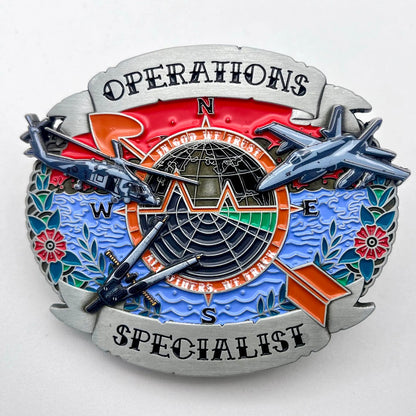 1- Operations Specialist Belt Buckle