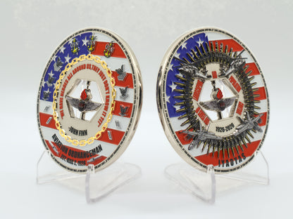 Aviation Ordnanceman Spinner Challenge Coin