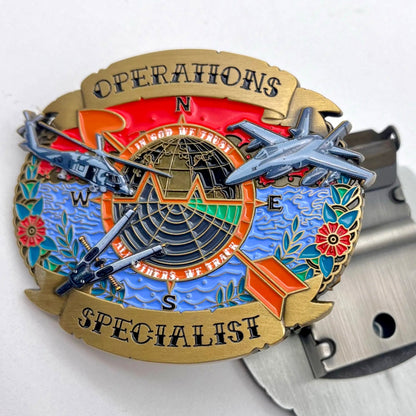 1- Operations Specialist Belt Buckle
