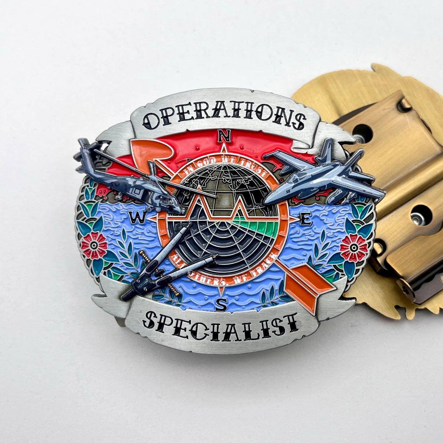 1- Operations Specialist Belt Buckle