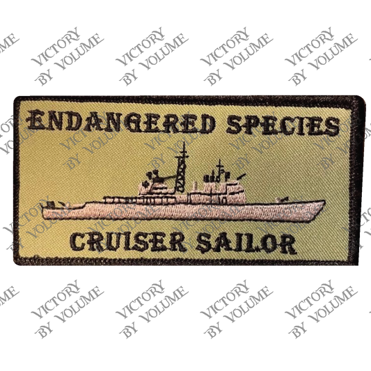 PRE-ORDER - Endangered Species, Cruiser Sailor Patch