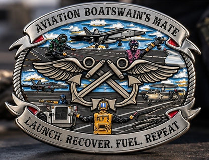 PRE-ORDER - Aviation Boatswain’s Mate Belt Buckle
