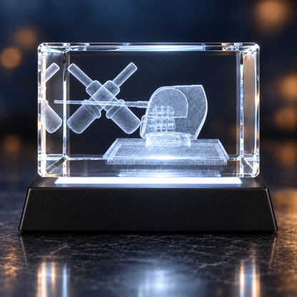 5inch Floating Desk Crystal