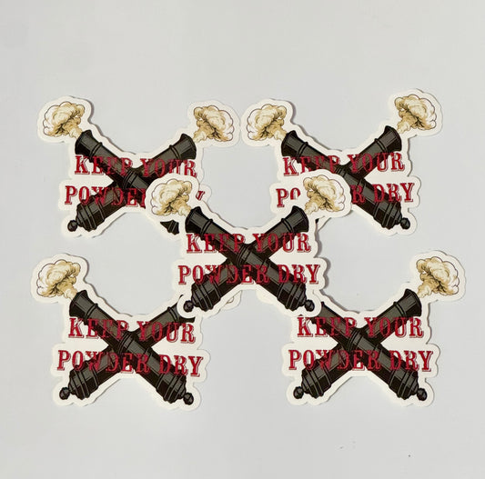 Keep Your Powder Dry Sticker Pack