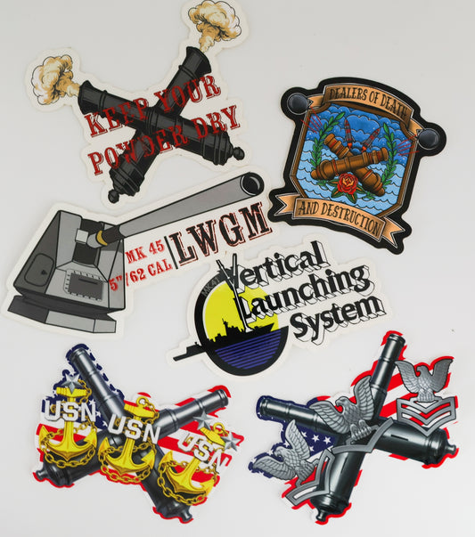 Gunner’s Mate Stickers