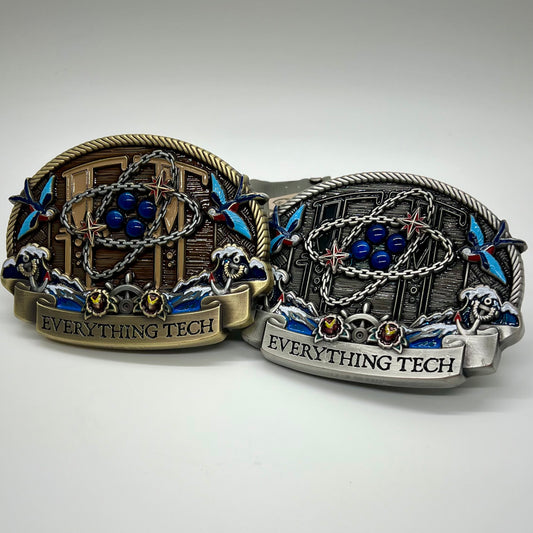 Electronics Technician Belt Buckle