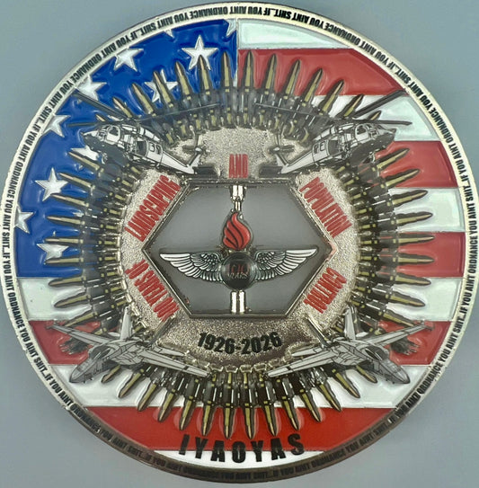 Aviation Ordnanceman Spinner Challenge Coin
