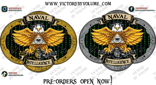 Pre-Order Naval Intelligence Belt Buckle