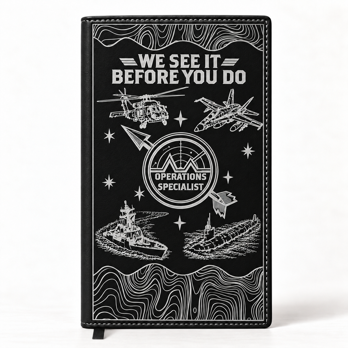 Operations Specialist notebook in black