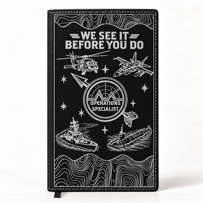 Operations Specialist notebook in black