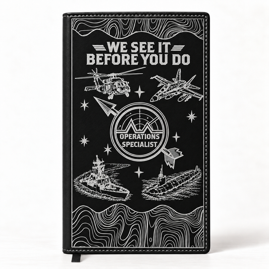 Operations Specialist notebook in black