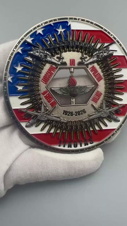 Aviation Ordnanceman Spinner Challenge Coin