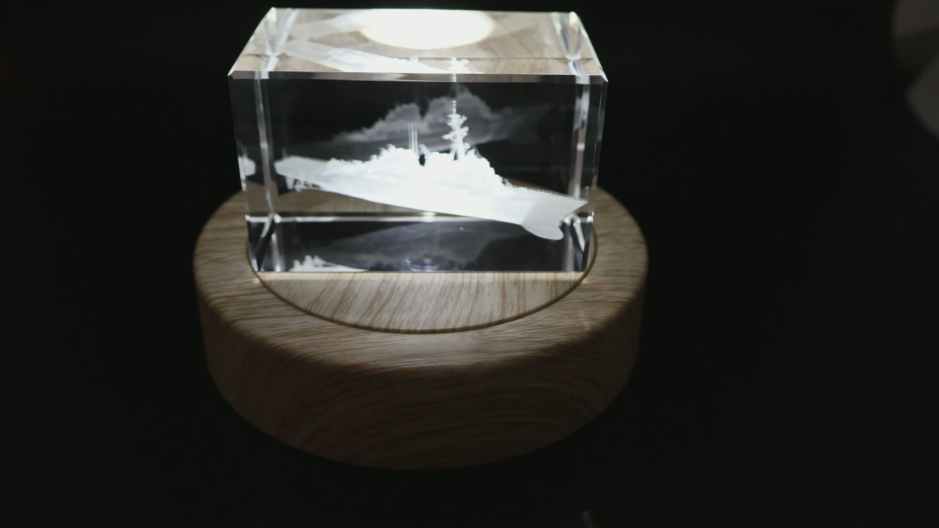 Arleigh Burke-class destroyer crystal — front view