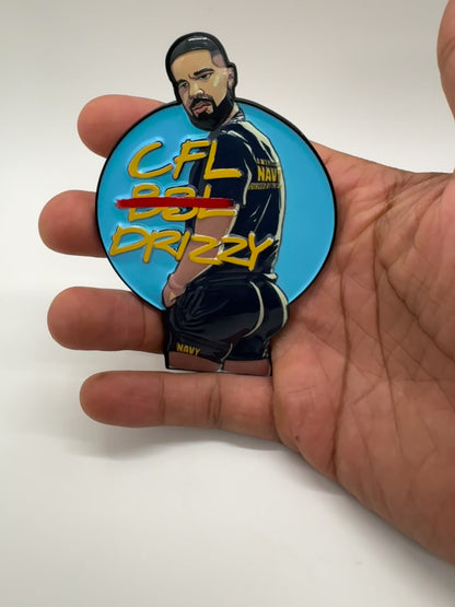 CFL Drizzy Challenge Coin