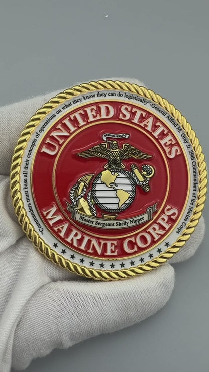 Marine Corps Challenge Coin - SN