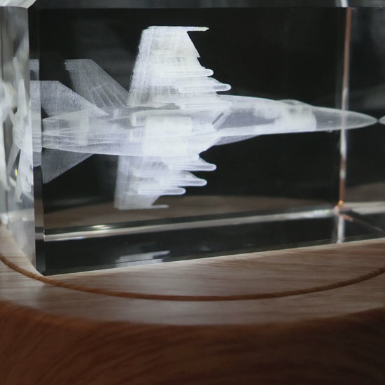 F/A-18 crystal — reverse angle detail